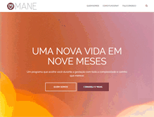 Tablet Screenshot of mane.com.br